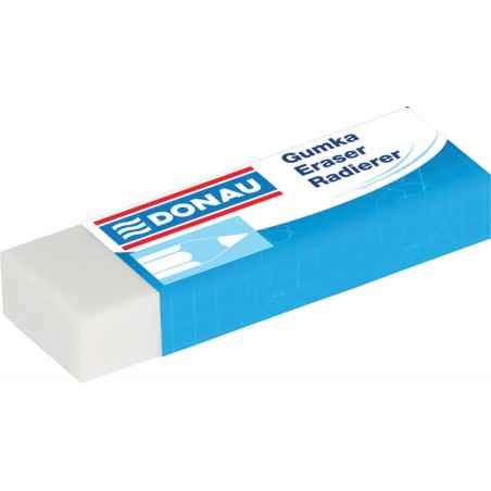Gumka Uniwersalna Donau, 62X21X11Mm, Biała 7304001Pl-09