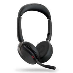 Jabra Evolve2 65 Flex Zestaw Słuchawkowy Przewodowy I Bezprzewodowy Opaska Na Głowę Biuro/Centrum Telefoniczne Bluetooth Czarny