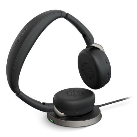 Jabra Evolve2 65 Flex Zestaw Słuchawkowy Przewodowy I Bezprzewodowy Opaska Na Głowę Biuro/Centrum Telefoniczne Bluetooth Czarny
