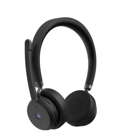 Lenovo Wireless Voip Headset Zestaw Słuchawkowy Bezprzewodowy Opaska Na Głowę Biuro/Centrum Telefoniczne Bluetooth Czarny