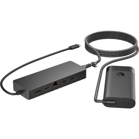 Hp Zestaw Uniwersalnego Koncentratora Usb-C I Ładowarki Do Laptopów