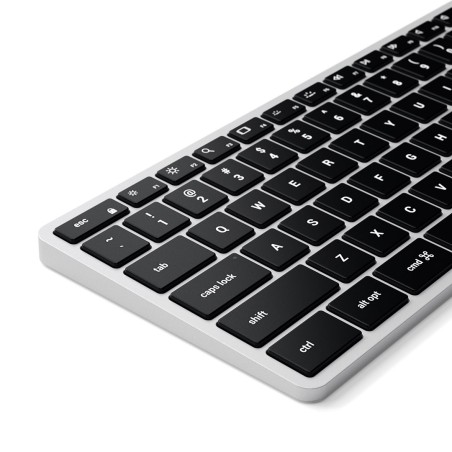Satechi Slim X3 - Klawiatura Z Układem Numerycznym Bluetooth Do Czterech Urządzeń Usb-C Us International (Silver)