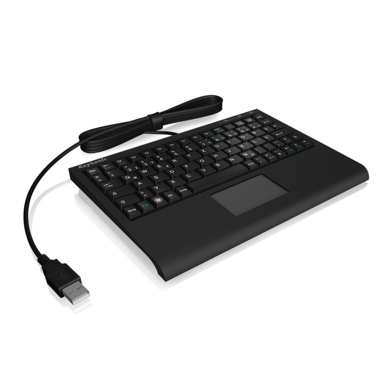Keysonic Ack-3410 (Us) Klawiatura Biuro Usb Us English Czarny