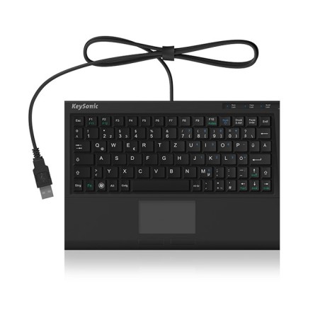 Keysonic Ack-3410 (Us) Klawiatura Biuro Usb Us English Czarny