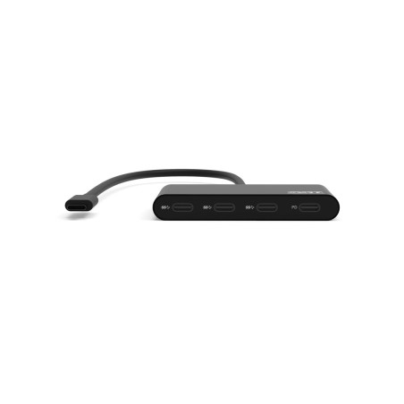 Port Designs 900147 Huby I Koncentratory Usb Type-C 5000 Mbit/S Czarny