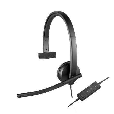 Logitech H570E Zestaw Słuchawkowy Przewodowa Opaska Na Głowę Biuro/Centrum Telefoniczne Usb Typu-A Czarny