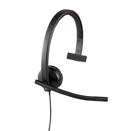 Logitech H570E Zestaw Słuchawkowy Przewodowa Opaska Na Głowę Biuro/Centrum Telefoniczne Usb Typu-A Czarny
