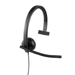 Logitech H570E Zestaw Słuchawkowy Przewodowa Opaska Na Głowę Biuro/Centrum Telefoniczne Usb Typu-A Czarny