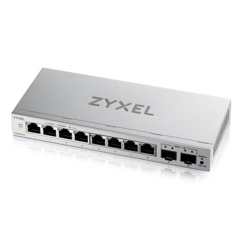 Switch Zyxel Gs1200-10 V3 10P Managed Gigabit