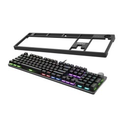Msi Forge Gk320 Red Klawiatura Gaming Usb Qwerty Angielski Czarny