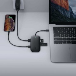 Aukey Hub Usb C Cb-C71 8W1 Rj45 Hdmi 4K Pd 100W
