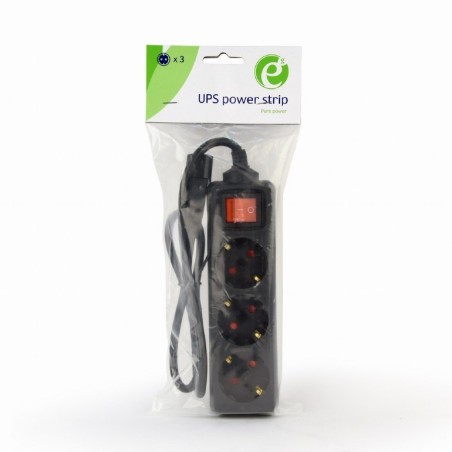 Energenie Listwa Zasilająca Do Ups C14, 3X Schuko, 16A, Cable 0.6M