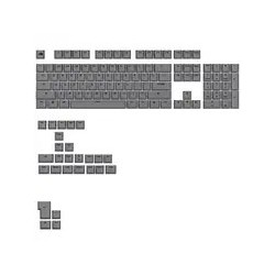 Glorious Gpbt Basics, Układ Ansi (Usa), Pbt, Dye-Sub - Armor Grey