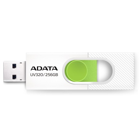 Adata Uv320 Pamięć Usb 256 Gb Usb Typu-A 3.2 Gen 1 (3.1 Gen 1) Zielony, Biały