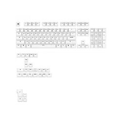 Glorious Gpbt Basics, Układ Ansi (Usa), Pbt, Dye-Sub - Klasyczny Biały