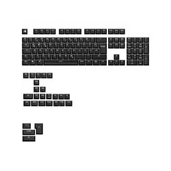 Zestaw Klawiszy Glorious Gpbt Basics, Iso Layout (De), Pbt, Dye-Sub - Classic Black