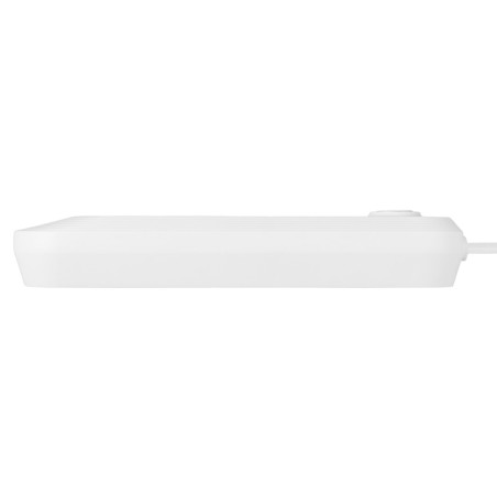 Maclean Listwa Zasilająca, Przedłużacz 3 Gniazda + 3Xusb, 110-240V Ac 50/60Hz, 2.1A Max 2500W, 1,5M, Biała Mce394 W