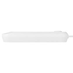 Maclean Listwa Zasilająca, Przedłużacz 3 Gniazda + 3Xusb, 110-240V Ac 50/60Hz, 2.1A Max 2500W, 1,5M, Biała Mce394 W
