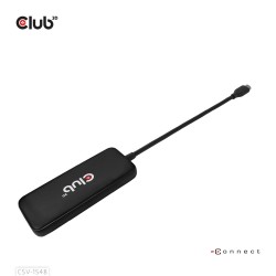 Club3D Csv-1548 Stacja Dokująca Przewodowa Usb 3.2 Gen 1 (3.1 Gen 1) Type-C Czarny