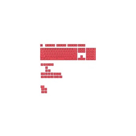 Keycapy Glorious Gpbt Basics, Ansi Layout (Us), Pbt, Dye-Sub - Revive Red