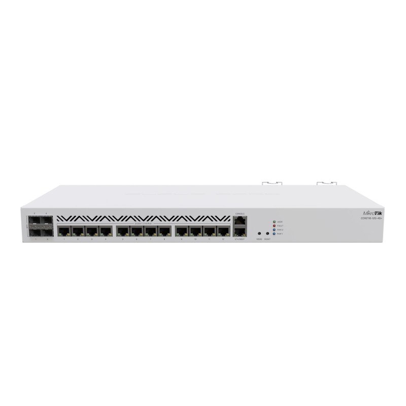Router Mikrotik Ccr2116-12G-4S+ Total Ethernet  Ports:17  Architecture:arm 64Bit  Cpu Core:16