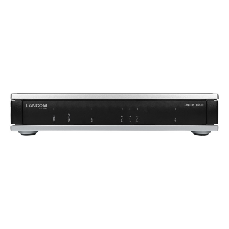 Lancom Systems 1650E Ruter Gigabit Ethernet Czarny, Szary