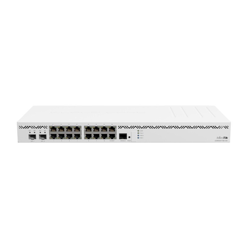 Router Mikrotik Ccr2004-16G-2S+ Total Ethernet  Ports:18  Architecture:arm 64Bit  Cpu Core:4