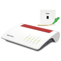 Fritz!Box 5590 Fiber Router Bezprzewodowy Gigabit Ethernet Dual-Band (2.4 Ghz/5 Ghz) Biały