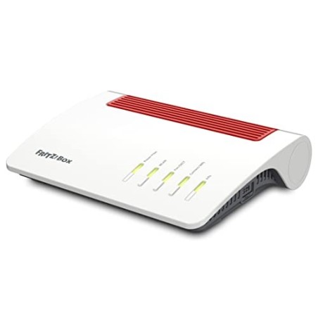 Fritz!Box 5590 Fiber Router Bezprzewodowy Gigabit Ethernet Dual-Band (2.4 Ghz/5 Ghz) Biały