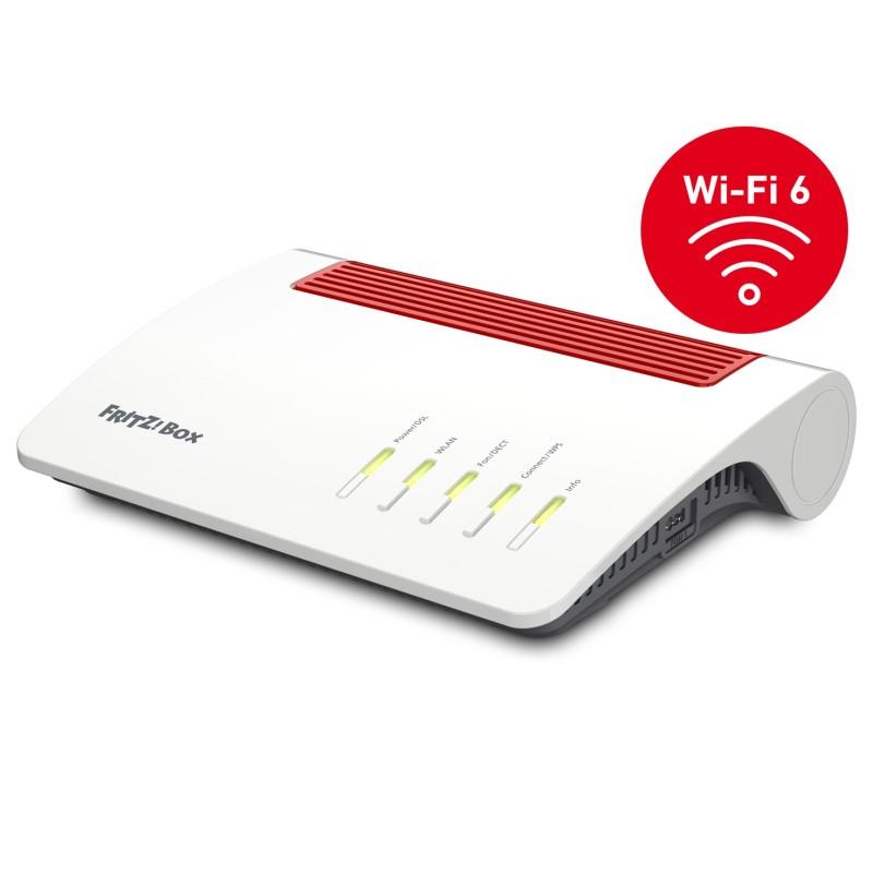 Fritz!Box 7590 Ax Router Bezprzewodowy Gigabit Ethernet Dual-Band (2.4 Ghz/5 Ghz) Biały