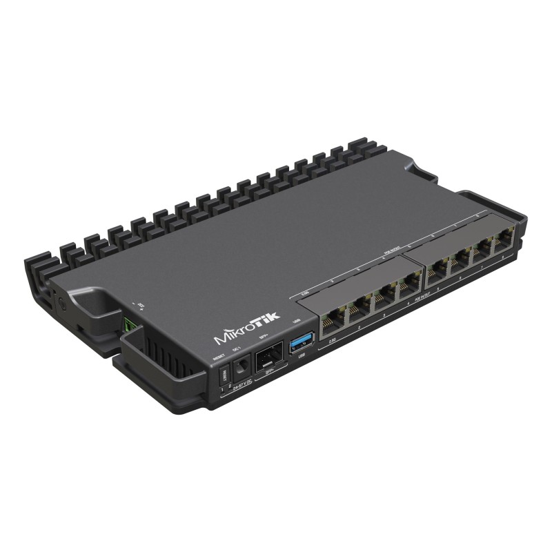 Router Mikrotik Rb5009Upr+S+In Total Ethernet  Ports:9  Architecture:arm 64Bit  Cpu Core:4