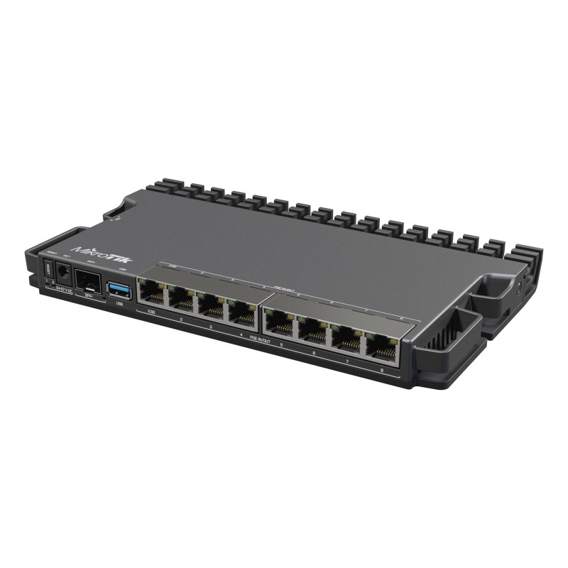 Router Mikrotik Rb5009Ug+S+In Total Ethernet  Ports:9  Architecture:arm 64Bit  Cpu Core:4