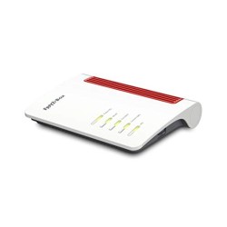 Fritz!Box 7530 Ax Router Bezprzewodowy Gigabit Ethernet Dual-Band (2.4 Ghz/5 Ghz) Szary, Czerwony, Biały
