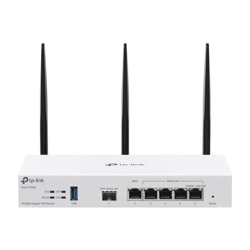 Tp-Link Festa Fr365 Router Bezprzewodowy Gigabit Ethernet Dual-Band (2.4Ghz + 5Ghz Or 2.4Ghz + 6Ghz) Biały