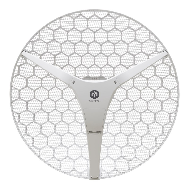 Router Mikrotik Routerboard Lhg-5Axd-Xl + L3 (800Mhz  256Mb Ram, 1Xglan, 1X 5Ghz 802.11Ax  27Dbi Antena) Outdoor