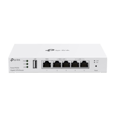 Tp-Link Festa Fr205 Ruter 10 Gigabit Ethernet, 100 Gigabit Ethernet, Gigabit Ethernet Biały