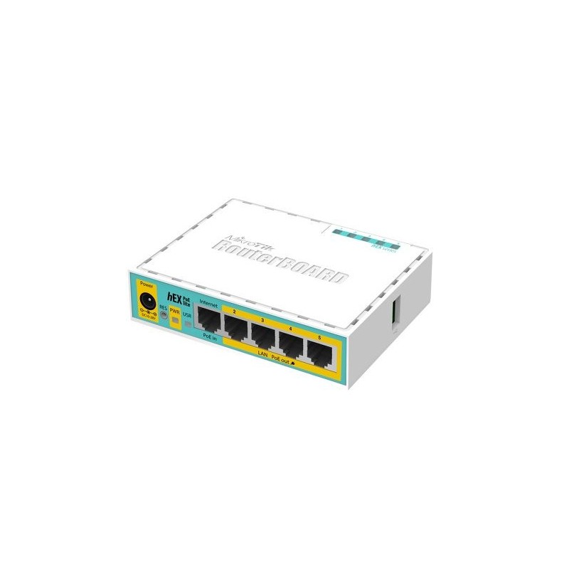 Mikrotik Hex Poe Lite Ruter Fast Ethernet Biały
