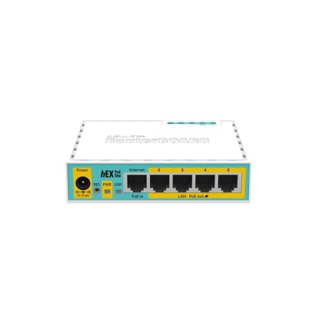Mikrotik Hex Poe Lite Ruter Fast Ethernet Biały