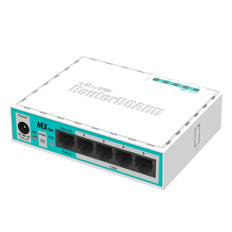 Router Mikrotik Hex Lite (Rb750R2) Total Ethernet  Ports:5  Architecture:mipsbe  Cpu Core:1