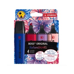 Zakreślacz Stabilo Boss Original Naturecolors, Wildflower, 4 Kolory, 70/4_1_103_5  4 Sztuki