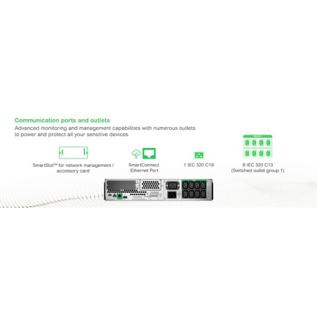Apc Smart-Ups 3000Va Lcd Rm 2U 230V With Smartconnect