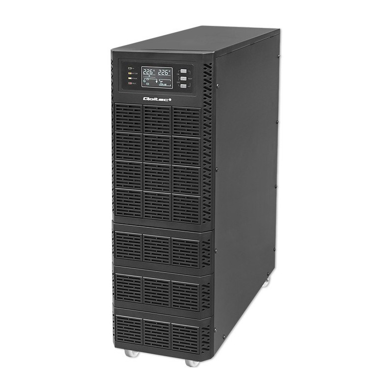 Qoltec Zasilacz Awaryjny Ups 10Kva | 10000W | Power Factor 1.0 | Lcd | Epo | Usb | On-Line