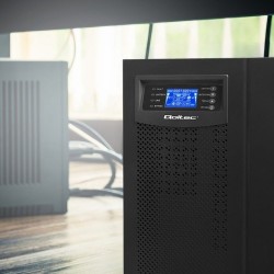 Qoltec Zasilacz Awaryjny Ups On-Line | Pure Sine Wave | 10Kva | 8Kw | Lcd | Usb