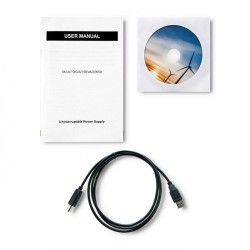 Qoltec Zasilacz Awaryjny Ups On-Line | Pure Sine Wave | 10Kva | 8Kw | Lcd | Usb