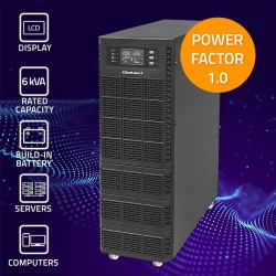 Qoltec Zasilacz Awaryjny Ups | 6Kva | 6000W | Power Factor 1.0 | Lcd | Epo | Usb | On-Line