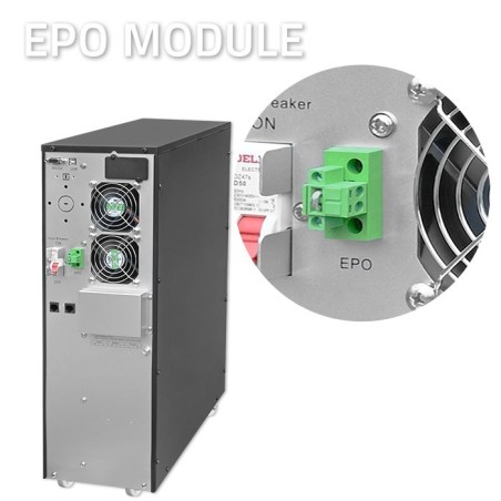 Qoltec Zasilacz Awaryjny Ups 6Kva | 6000W | Power Factor 1.0 | Lcd | Epo | Usb | On-Line