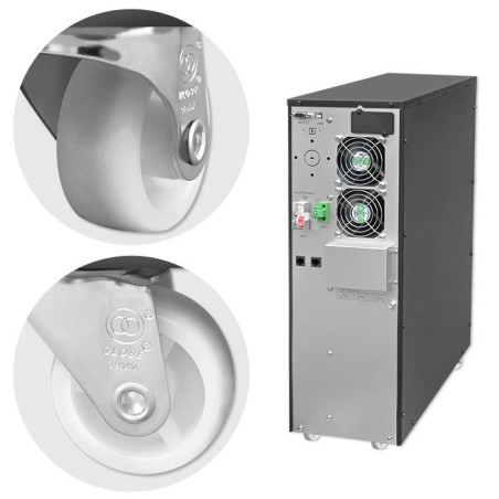 Qoltec Zasilacz Awaryjny Ups 6Kva | 6000W | Power Factor 1.0 | Lcd | Epo | Usb | On-Line