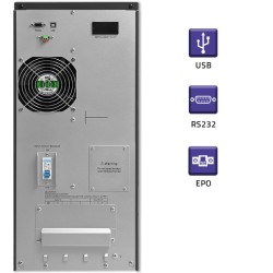 Qoltec Zasilacz Awaryjny Ups On-Line | Pure Sine Wave | 6Kva | 4.8Kw | Lcd | Usb