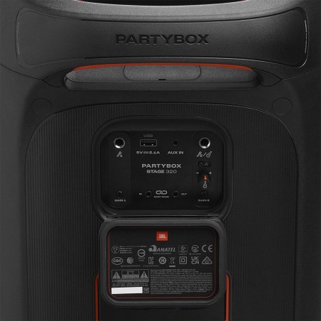 Jbl Partybox Stage 320 Głośnik Imprezowy Czarny 240 W