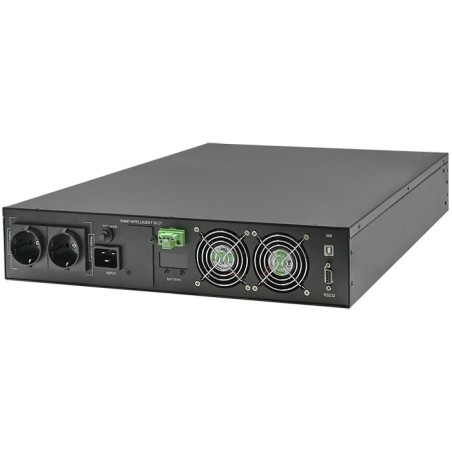 Qoltec Zasilacz Awaryjny Ups Do Rack 3Kva 3000W Power Factor 1.0 Lcd Epo Usb On-Line
